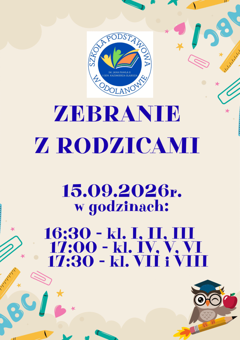 ZEBRANIE Z RODZICAMI